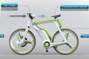 Air purifier bike