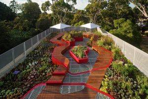 I tetti verdi dell'Università di Melbourne