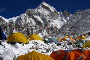 Campo base sull'Everest