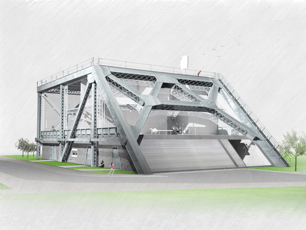 Un rendering del ponte