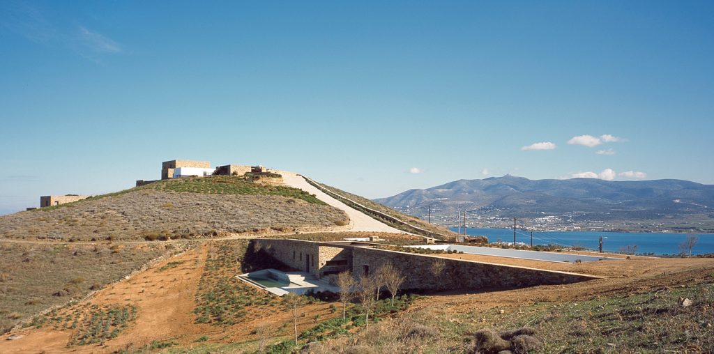 L'edificio Aloni alle isole Cicladi