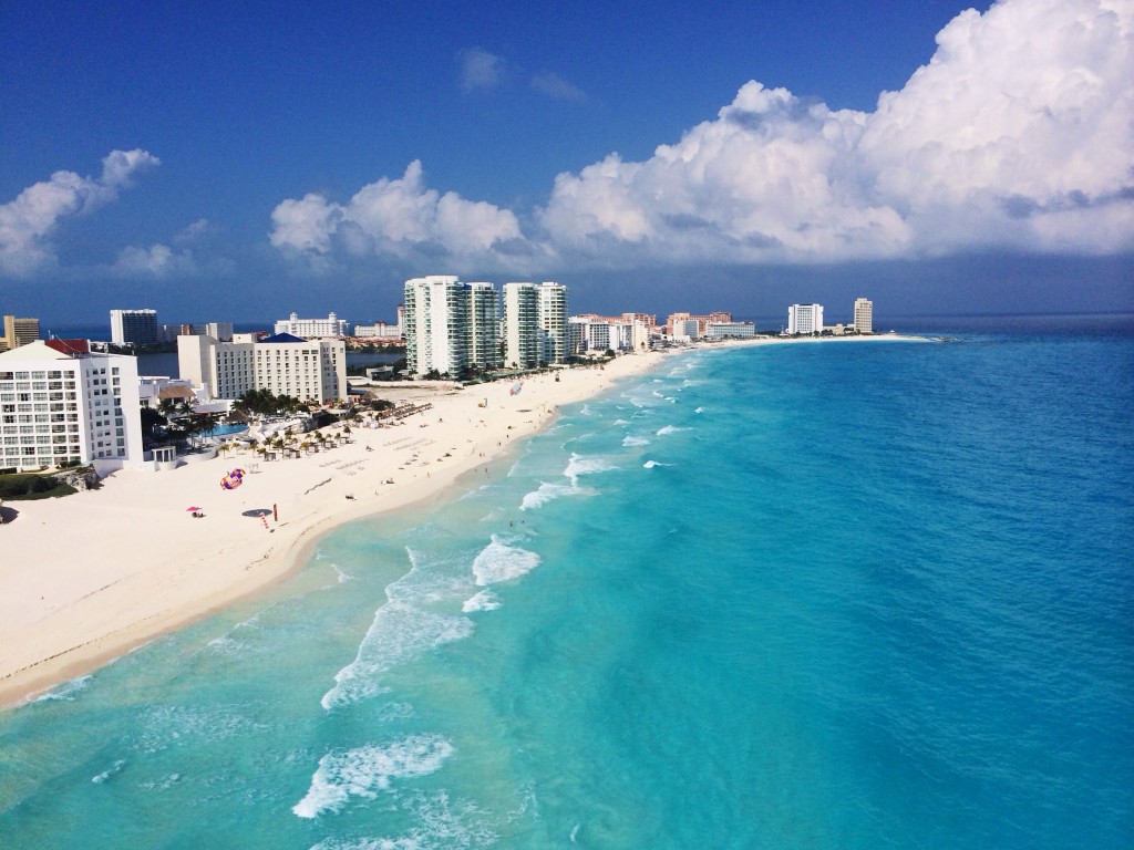 La spiaggia di Cancùn