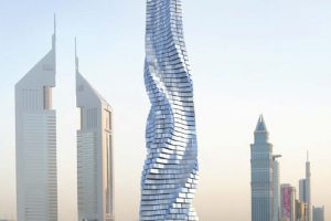 Il rendering della Dynamic Tower a Dubai