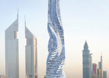 Il rendering della Dynamic Tower a Dubai