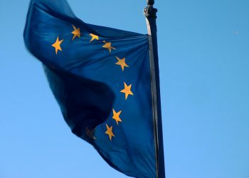 La bandiera dell'Unione Europea