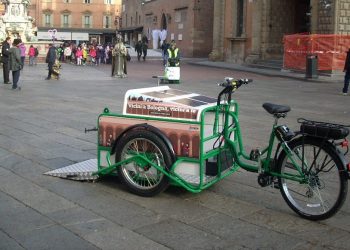 La minispazzatrice di Bologna