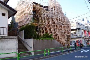 L'edificio dell'architetto Kengo Kuma