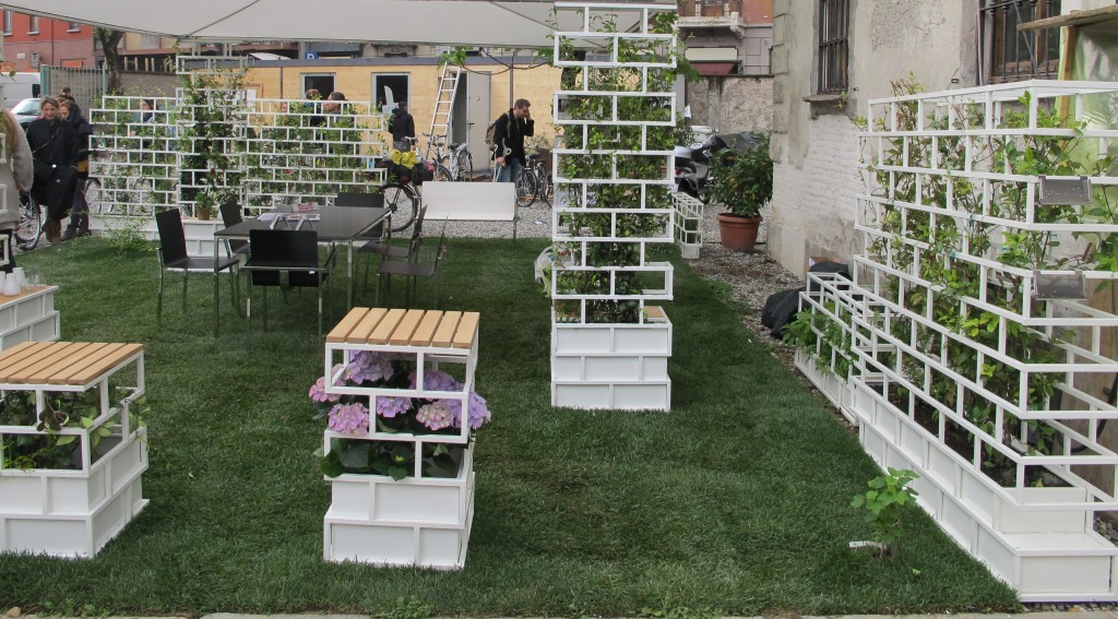 Un'installazione green al Fuori Salone