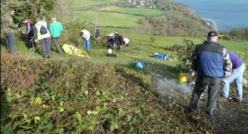 Un gruppo di praticanti della Green Gym