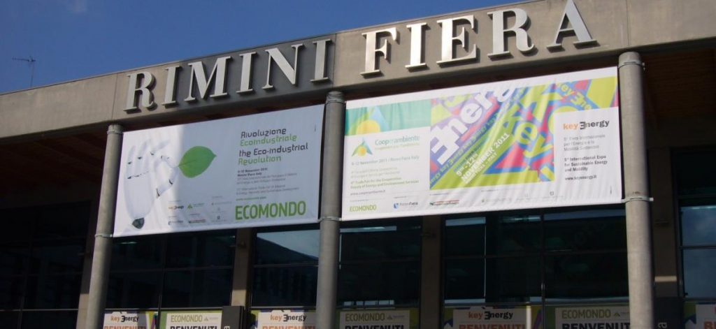 L'ingresso della Fiera di Rimini