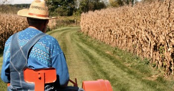 Chi è il contadino bio? Un contadino al lavoro
