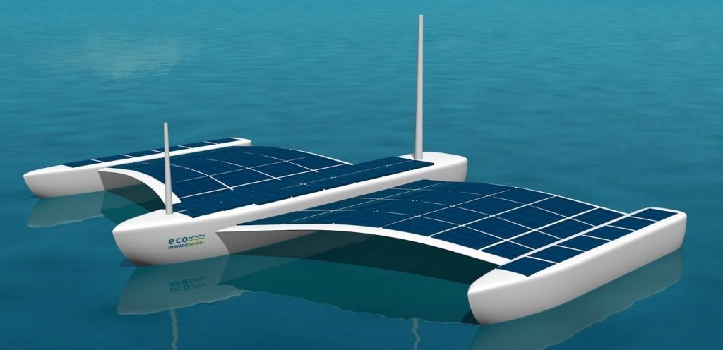 Solar Powered Aquarius USV