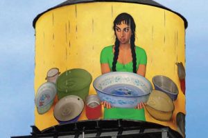 Una delle opere di The Water Tank Project