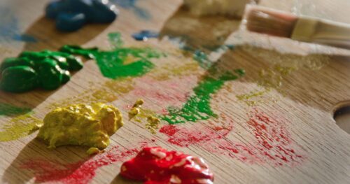 Una tavolozza di colori