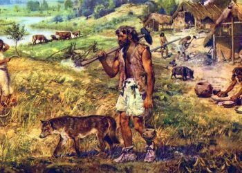 Un villaggio di uomini del Neolitico (foto: www.thehistorytemple.com)