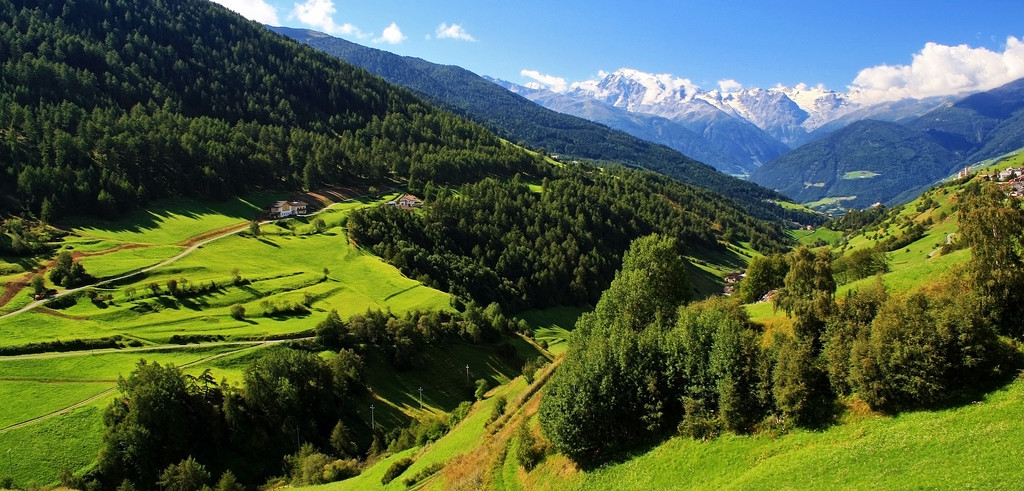 Un panorama della Val di Mazia (foto: flickr.com)