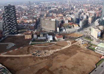 L'area su cui sorgerà il campo di grano (foto: http://www.artribune.com/)