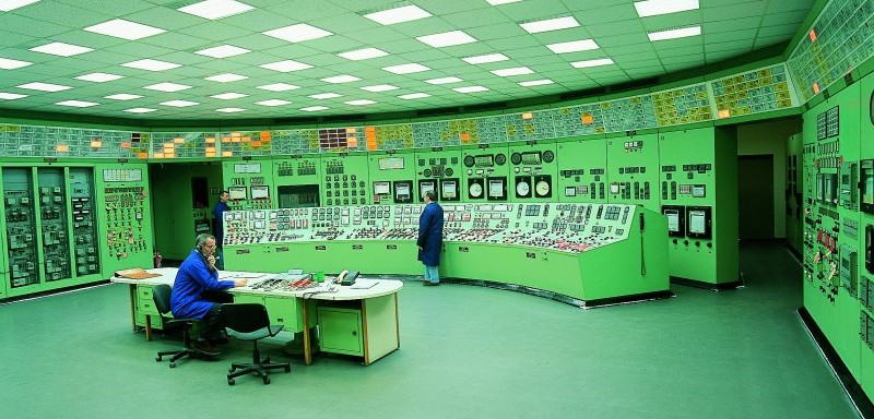 La sala di controllo della centrale di Trino (foto: sogin.it)