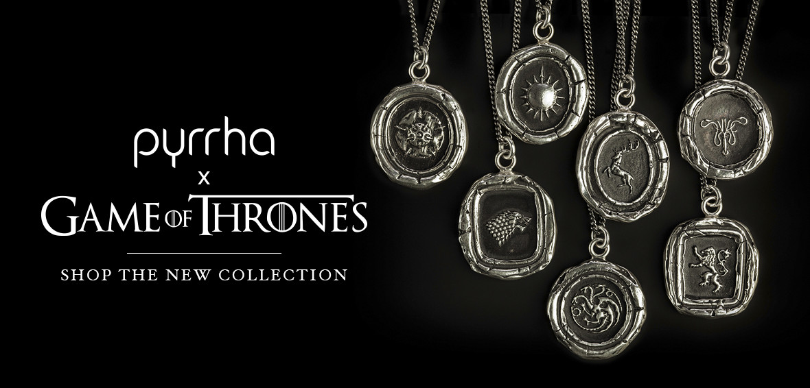 Collana casa Stark GAME OF THRONES Il Trono di Spade Metalupo casat
