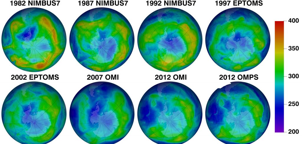 L'evoluzione del buco nell'Ozono (foto: pixshark.com)