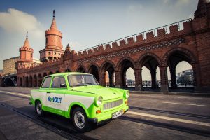 La nuova Trabant elettrica col motore ReeVolt (foto: noticias.coches.com)