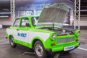 La nuova Trabant elettrica col motore ReeVolt (foto: www.reevolt.de)