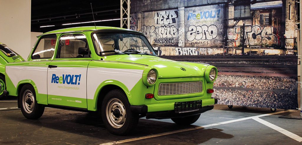 La nuova Trabant elettrica col motore ReeVolt (foto: www.motor-talk.de)