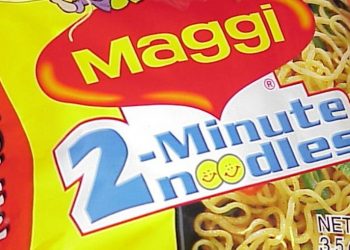 Una confezione di noodles Maggi (foto: www.foodmanufacture.co.uk)