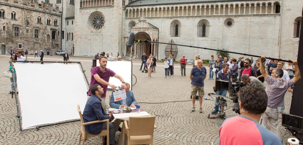 Anna e Yusef - le riprese del film in piazza Duomo a Trento