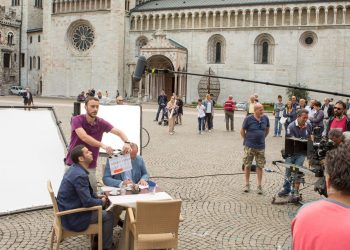 Anna e Yusef - le riprese del film in piazza Duomo a Trento