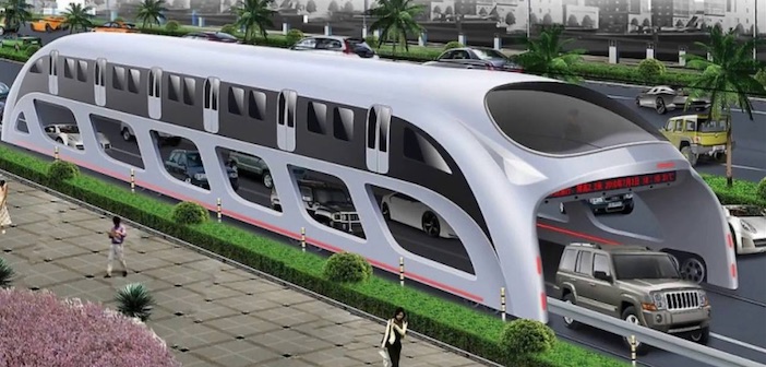 transit elevated bus