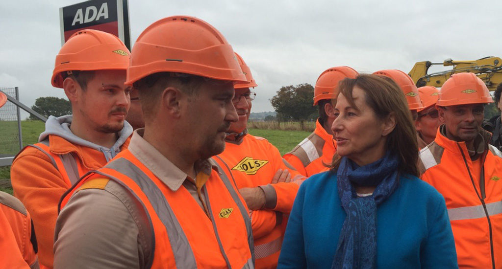 Il Ministro per l'Ambiente sul cantiere della strada solare