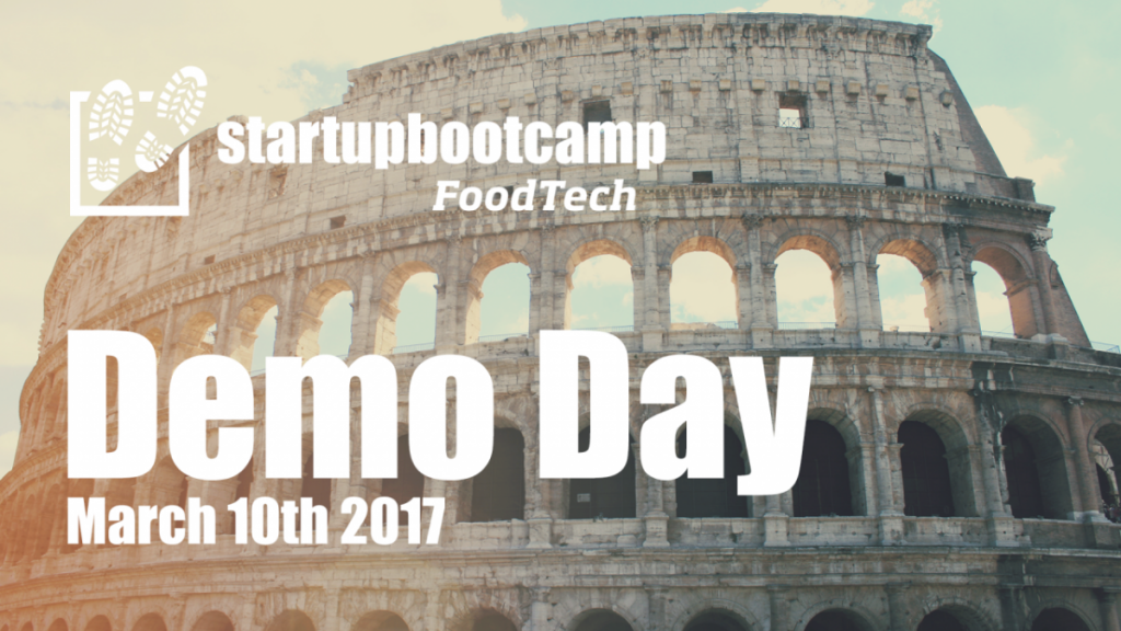 Giorni frenetici a Roma all'interno dello Startupbootcamp FoodTech l'acceleratore di startup dedicate interamente nel mondo del food e dell'agro alimentare