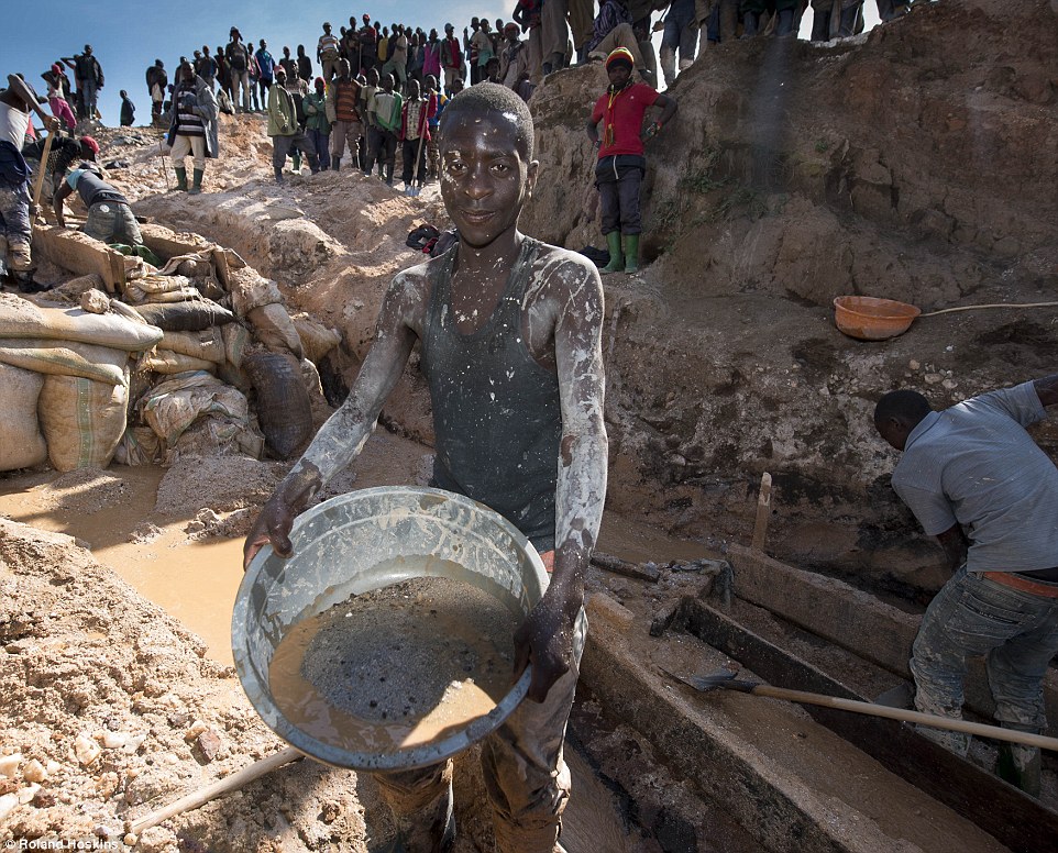 estrazione mineraria in africa