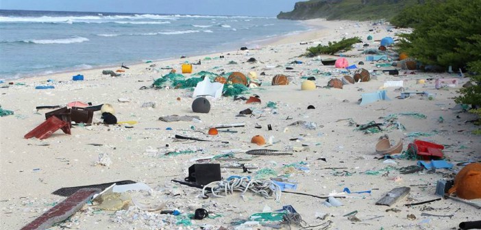 rifiuti plastici henderson island