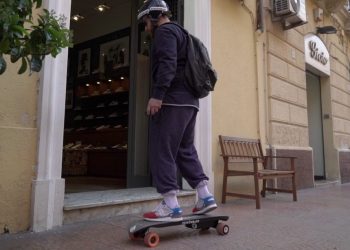 skateboard elettrico italiano