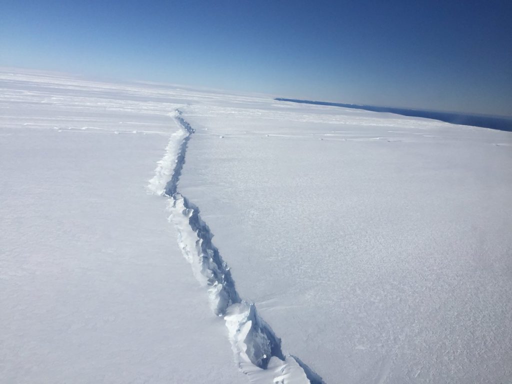 distaccamento di un iceberg