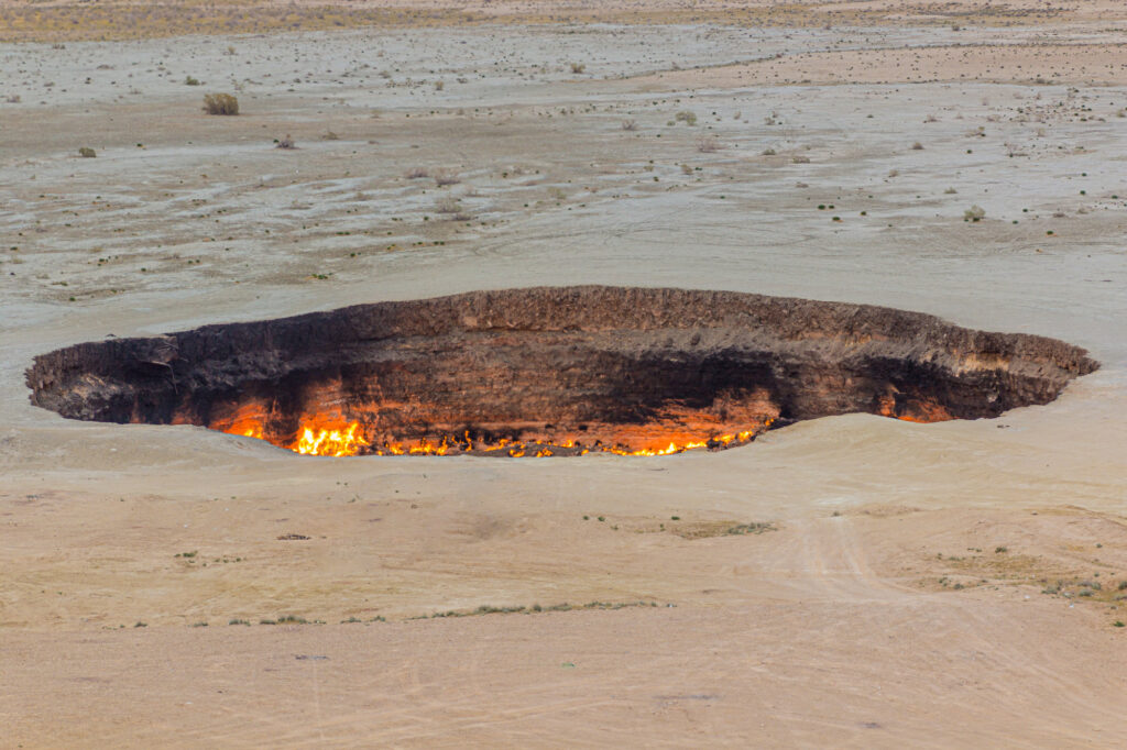 Turkmenistan porta dell'inferno