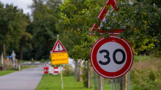 limite di velocità a 30 chilometri orari