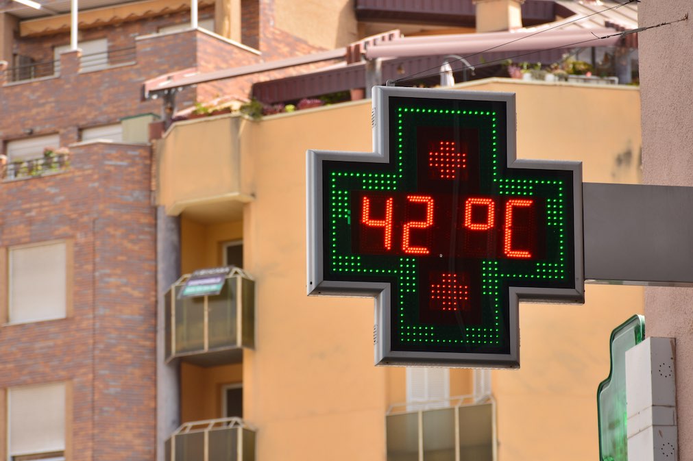 ondata di caldo in città